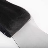 Puha lószőr szalag 20 cm széles - Black (Fekete)